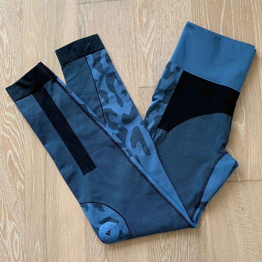 adidas by Stella McCartney Truepurpose Seamless 28" Tights Blue SzM